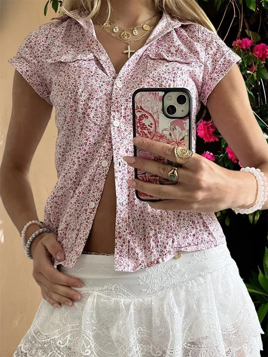 Floral Button-Down Shirt